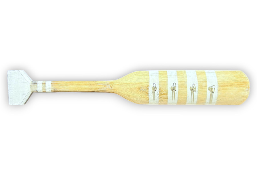 COLGADOR REMO NATUR/BLANCO 80cm