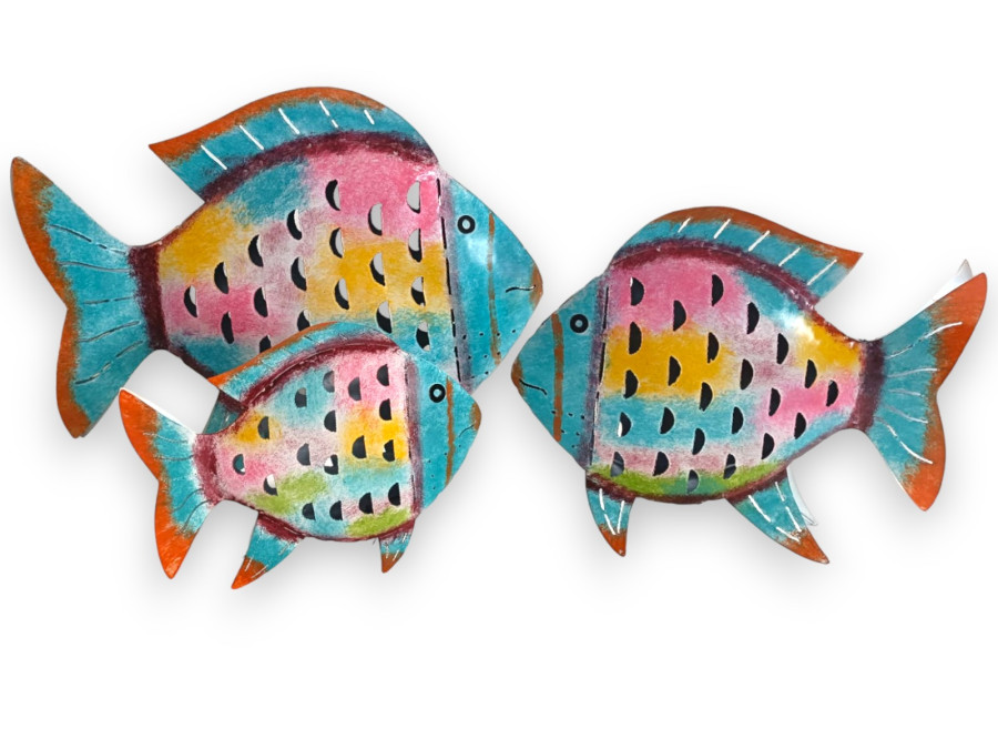 PEZ METAL SOBREMESA MULTICOLOR