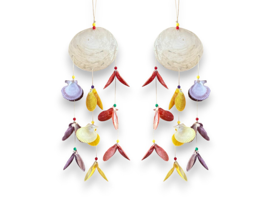 DECO PECTEN+CAPIZ+BOLITAS 13x40cm pack 6