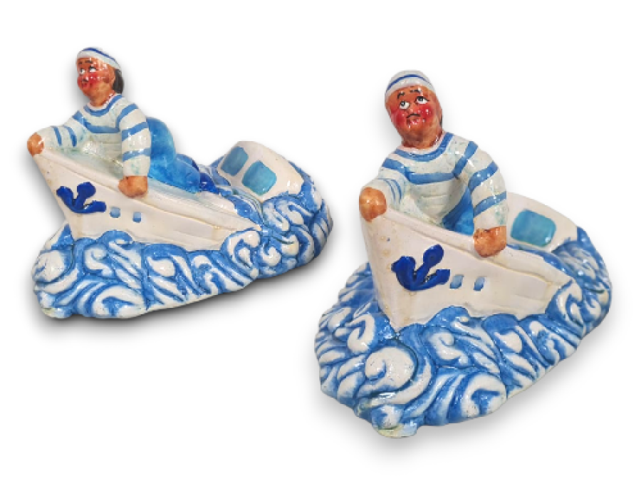 CERAMICA BARCA A PIQUE 15cm (pack 12 und)