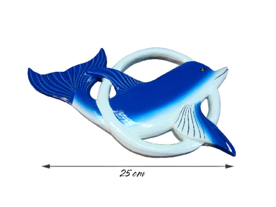 DELFIN ARO PARED 25cm (pack 6 und)