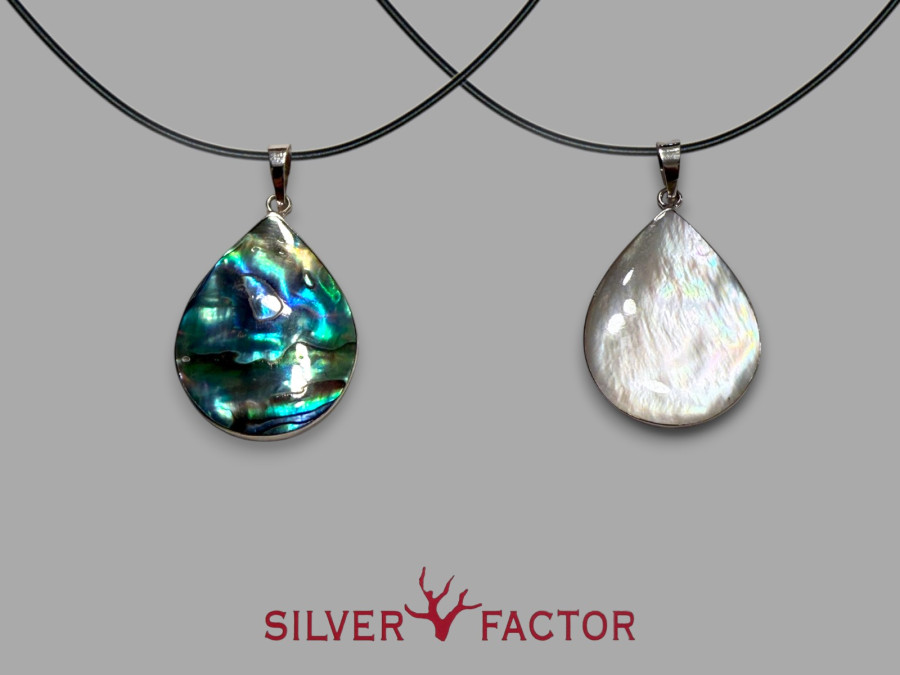 COLGTE.AG.MOP/PAUA LAGRIMA 30x20mm