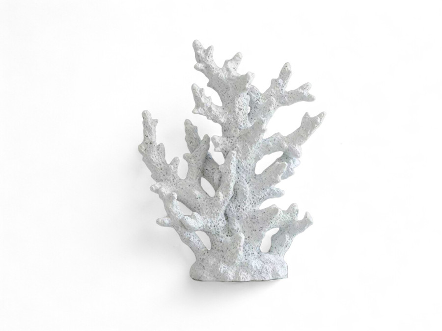 CORAL RESINA 24x20cm BLANCO