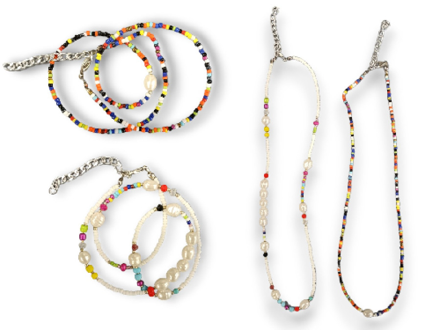 C.MA-23113 BEADS ASSORTED+PERLA pack 12