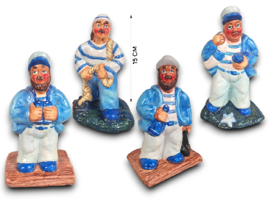 CERAMICA MARINERO 15cm (pack 8und)