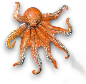 PULPO METAL REAL 50cm