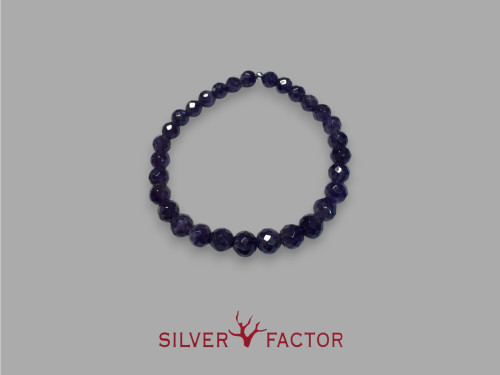 PUL.AMATISTA 6mm FACETADA ELASTICA AG.