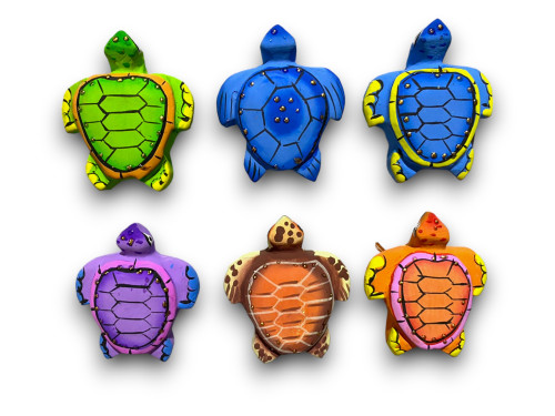 IMAN TORTUGA 5,50cm 6 colors pack 24