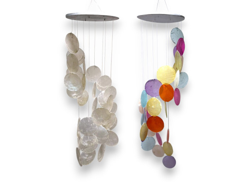 MOVIL CAPIZ WOOD ESPIRAL 60cm 2 COLORES