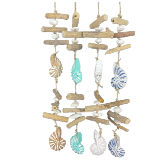 DECO NAUTILUS DOBLE 70x13x04cm 4 colores (pack 12 und)