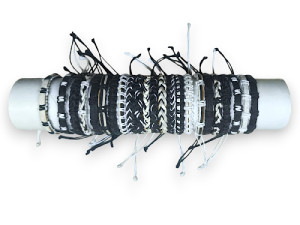 P.MA-2218 CUERO BLACK & WHITE tubo 24