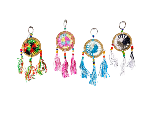 IZU-02 ATRAPSUEÑOS LLAVERO 06cm 4 colors pack 12