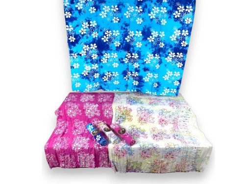 BATIK FLORES 3 COLORES Pack 6