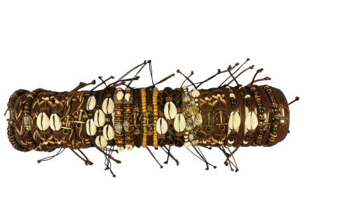 P.MA-2367 MARRON/ NEGRO ETNIC tubo 24 unid.