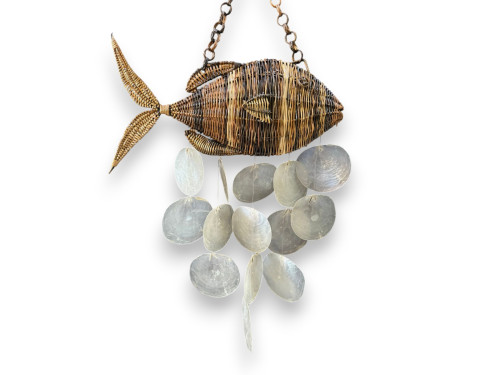 DECO NITO I FISH W/CAPIZ 40x80cm